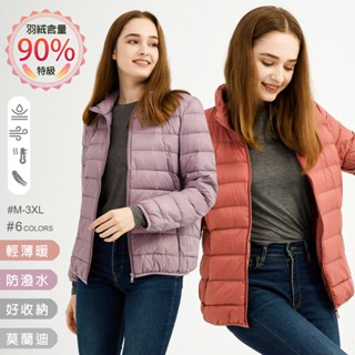 特級輕暖真90%羽絨外套(KDC-2102/女款/白鴨絨)