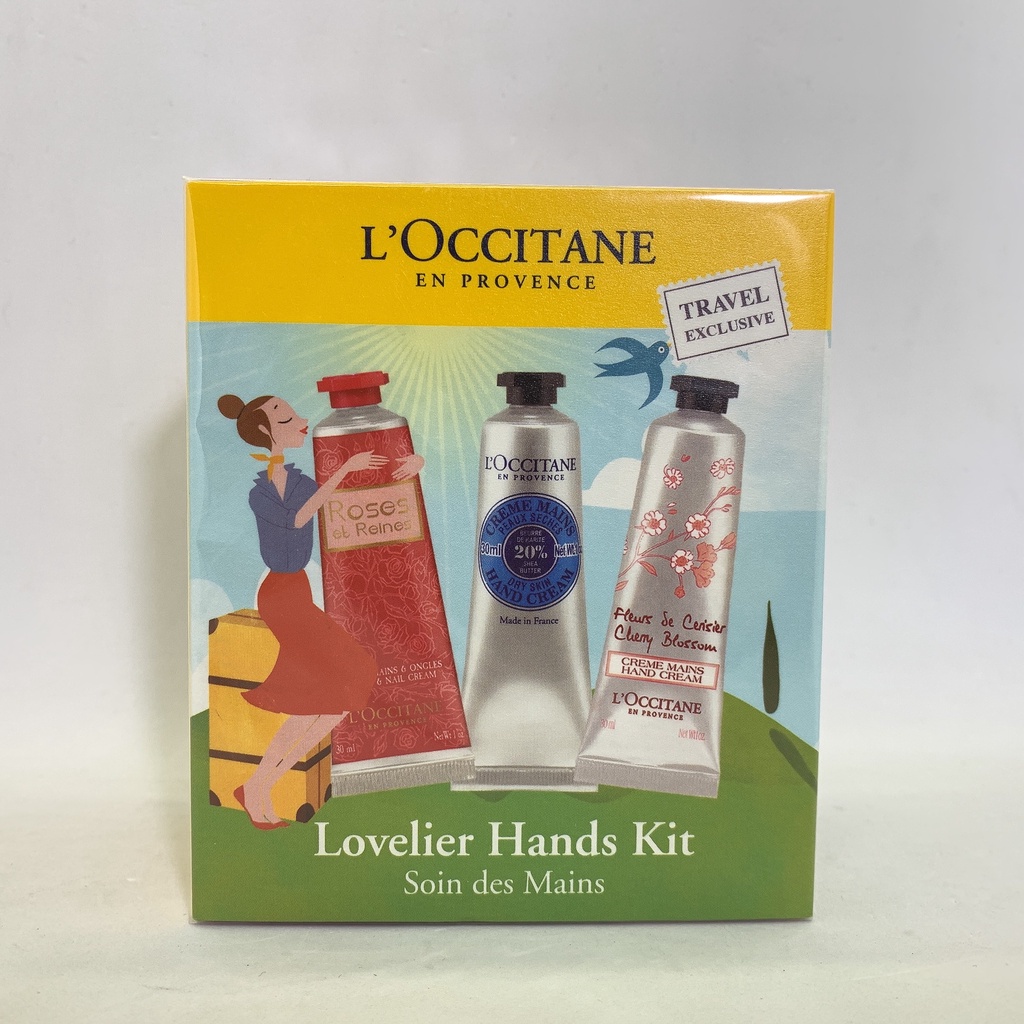 L'OCCITANE歐舒丹 護手霜 禮盒套裝6件套組 30ml x6【內含乳油木/玫瑰/櫻花護手霜】