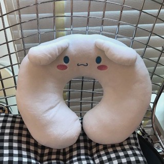 ♟【✨限時特惠】 日系可愛大耳狗美樂蒂庫洛米男女生U枕旅行飛行車用小枕頭午睡枕 可愛抱枕