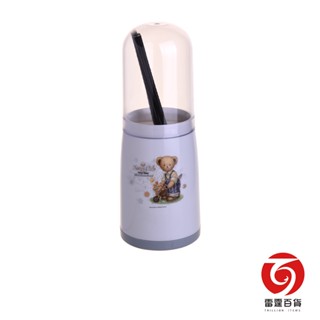 園丁熊圓型筷筒 筷筒 筷籠 塑膠筷筒 筷子收納 餐具收納 現貨 臺灣出貨 雷霆百貨 BI004
