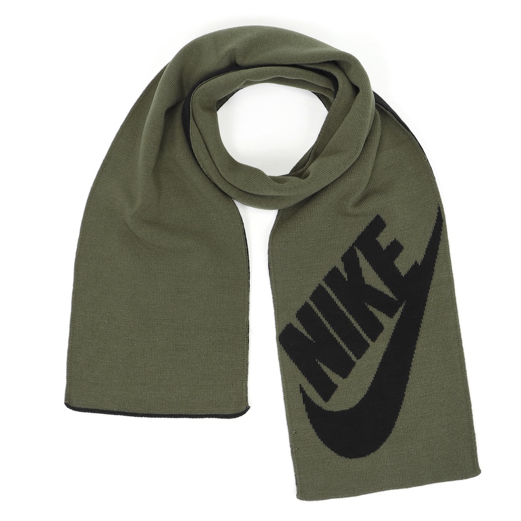 Nike 圍巾 Sport Scarf 男女款 黑 綠 雙色 保暖 冬天必備【ACS】N100294620-6OS