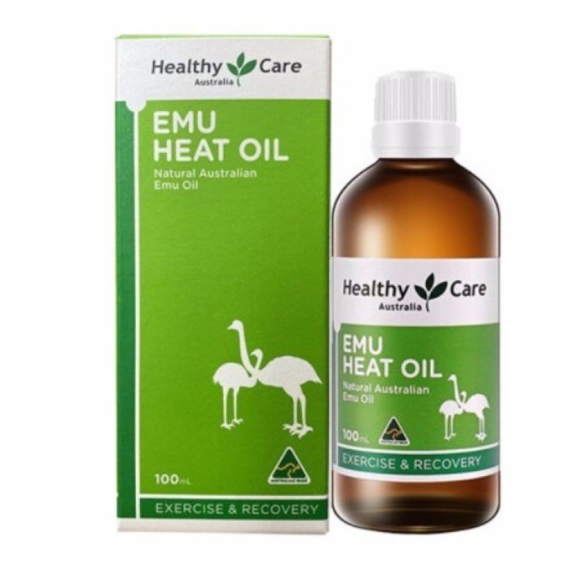 《在台》澳洲 Healthy care Emu Heat Oil 鴯鶓油 100ml (按摩油)