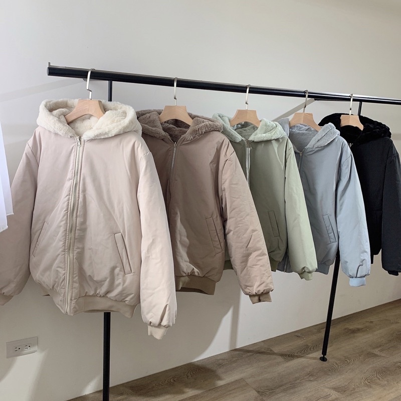 ［現貨］Jigu__studio. 新色上市 水貂絨雙面防風外套 熊寶寶毛 熊寶寶外套 好評熱銷中 一起來當一隻熊🐻吧