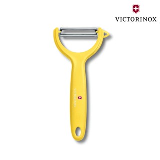 VICTORINOX 削皮刀7.6079.8 黃 / 瑞士維氏 水果刀 削皮器 刨刀 廚房用品 露營