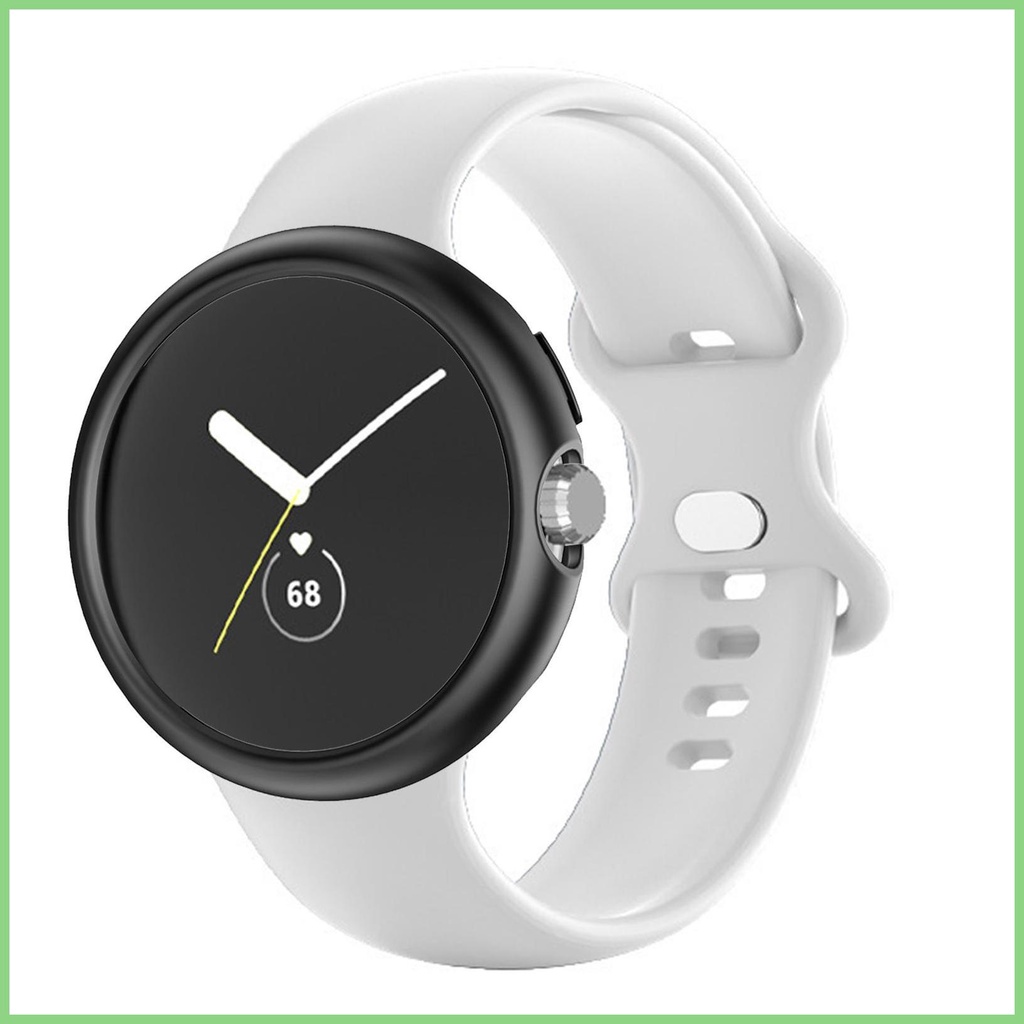 適用於 Google Pixel Watch 錶帶保護殼的全軟透明 TPU 軟保護套 Pixelwatch 2022 p