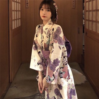 ✓ 有貨 優質版和服神明少女和服改良中國風日式正裝傳統櫻花學生日系寫真拍照連衣裙改良和服復古女裝a春日祭正裝傳統日本