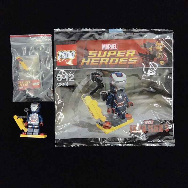 LEGO 樂高 超級英雄人偶 復仇者聯盟 30168 鋼鐵愛國者