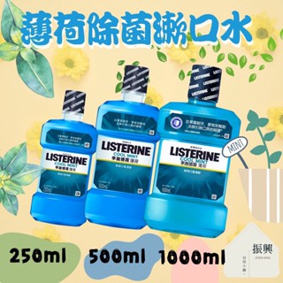 李施德霖 薄荷 除菌 漱口水 250ml / 500ml / 1000ml 多種組合隨你搭 含酒精 (振興日用小舖)