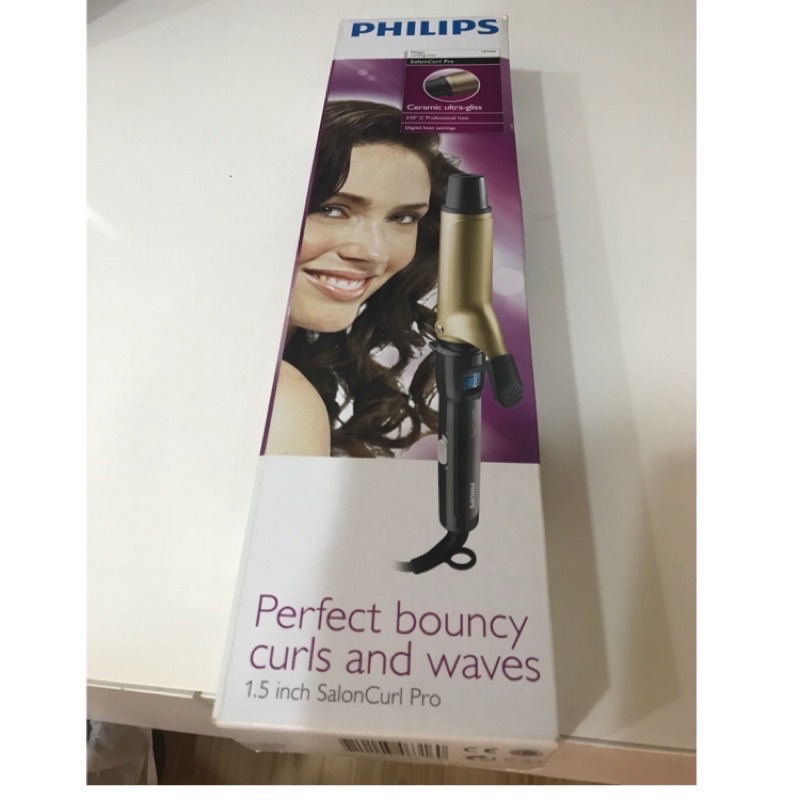 二手飛利浦Philips電氣石溫控電捲棒HP4684 (捲髮棒)