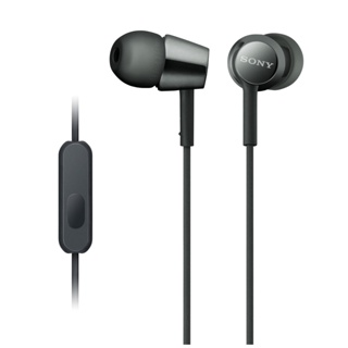 SONY MDR-EX155AP 入耳式立體聲耳機 (黑色) 智慧型手機適用 可線控