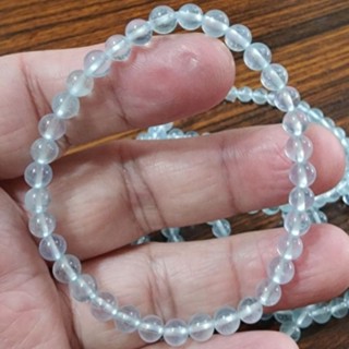 海藍寶 冰透晶體 手鍊 手環 手珠 AQU0501