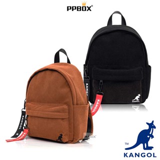 KANGOL 袋鼠 燈芯絨 飄帶 後揹包【62551741】包包 書包 A4 小揹包 韓版 鑰匙圈 揹包 女包 揹包