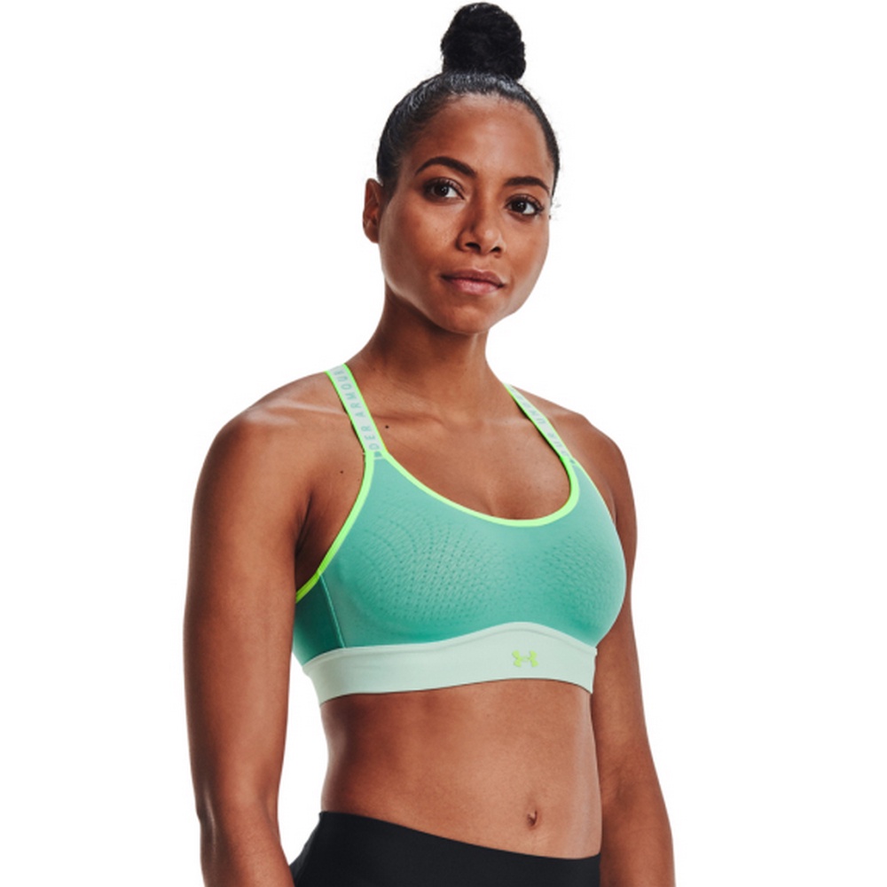 Under Armour 運動內衣 Infinity中衝擊 女 1370062-369 維多利亞綠