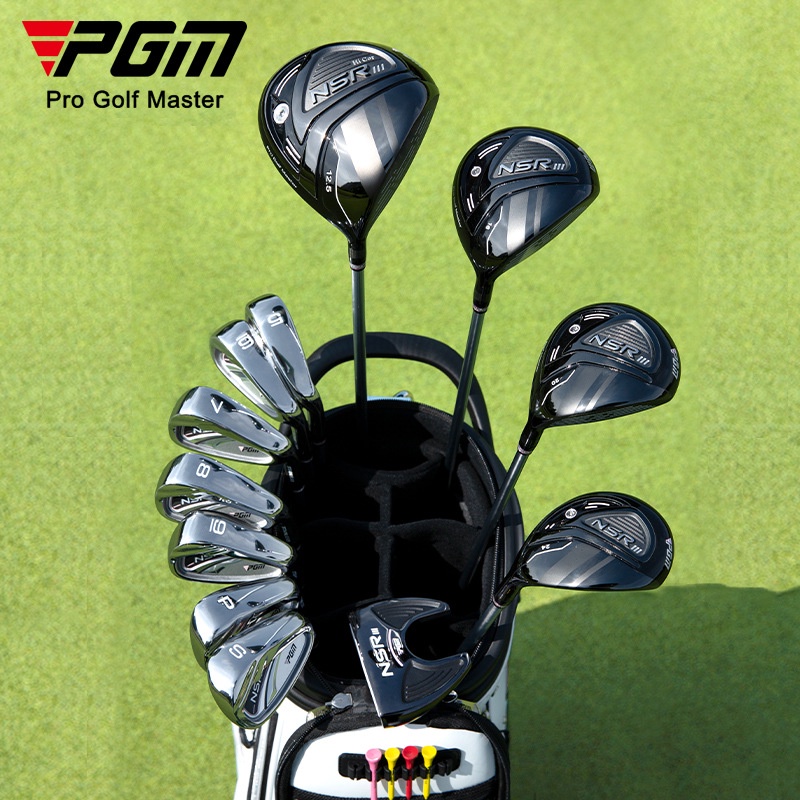 PGM高爾夫球桿全套女士職業套桿12隻超輕碳素桿高反彈低重心鈦合金一號木桿高爾夫球具組