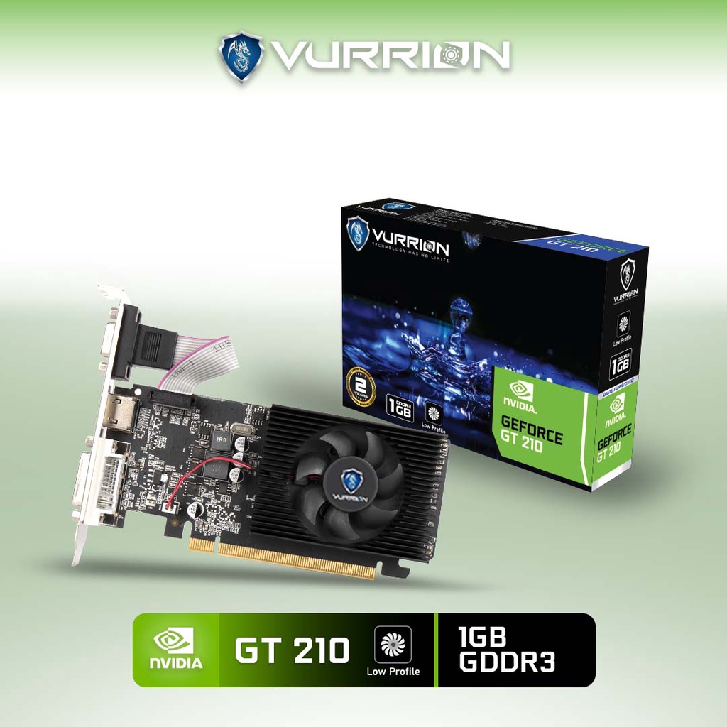 Vga GT 210 1GB DDR3 64Bit Vurrion Geforce Nvidia GPU 圖形卡 GT2