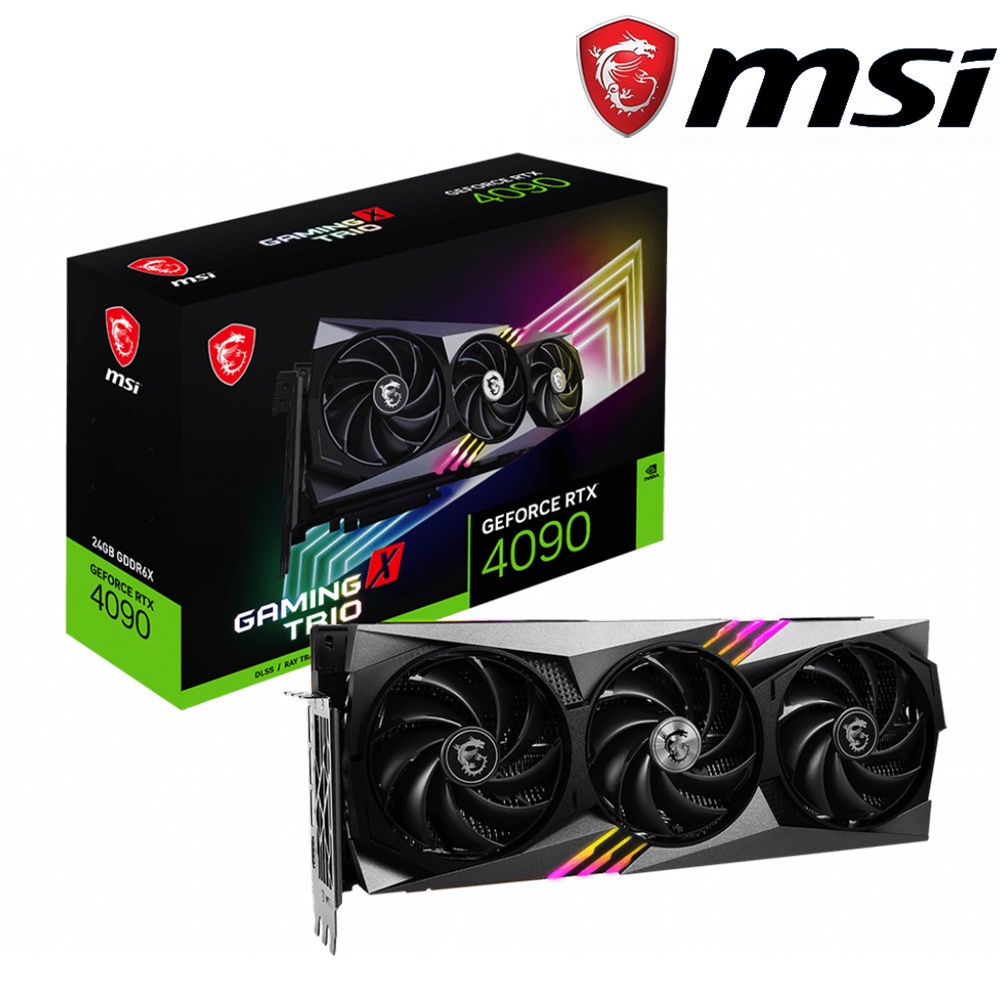 11/8有現貨MSI RTX4090 GAMING X TRIO 24G 全新 自取價📌附購買證明📌自取價68000