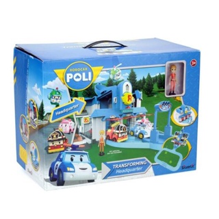 2 Kids<POLI>ROI 變形任務總部 二代 變形 任務 波力 總部 基地 玩具遊戲組 原價1999 琴 指揮官