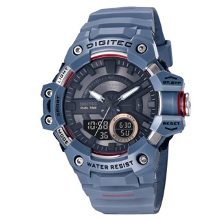 DIGITEC 數碼科技 星際宇宙系列運動雙顯電子錶 游泳防水 運動手錶 100M防水 夜光 日期 星期顯示 男錶 女錶