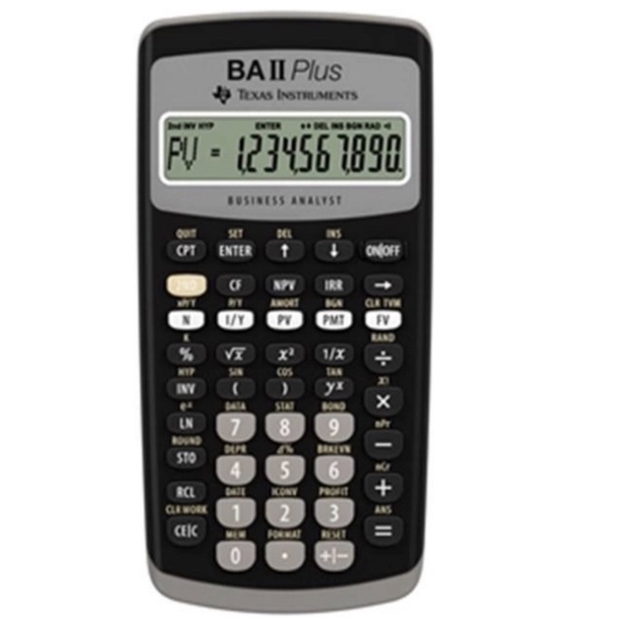 BA II PLUS專業財務計算機(德州儀器)