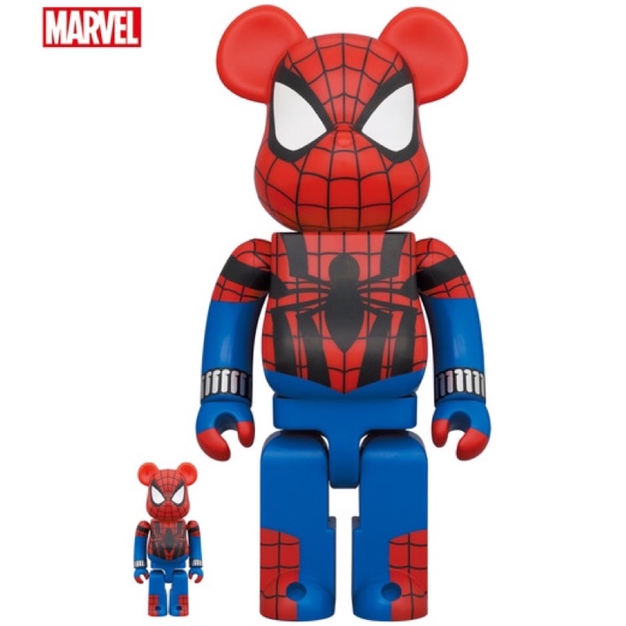 ［正品保證］Be@rbrick SPIDER-MAN (Ben Reilly) 100% &amp; 400% 蜘蛛人 全新現貨