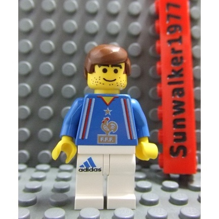 【積木2010】樂高 LEGO 法國 足球員 足球隊 人偶 / adidas