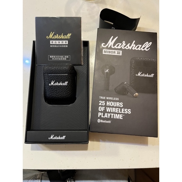 Marshall MINOR 3 III 藍牙耳機 真無線藍牙耳機