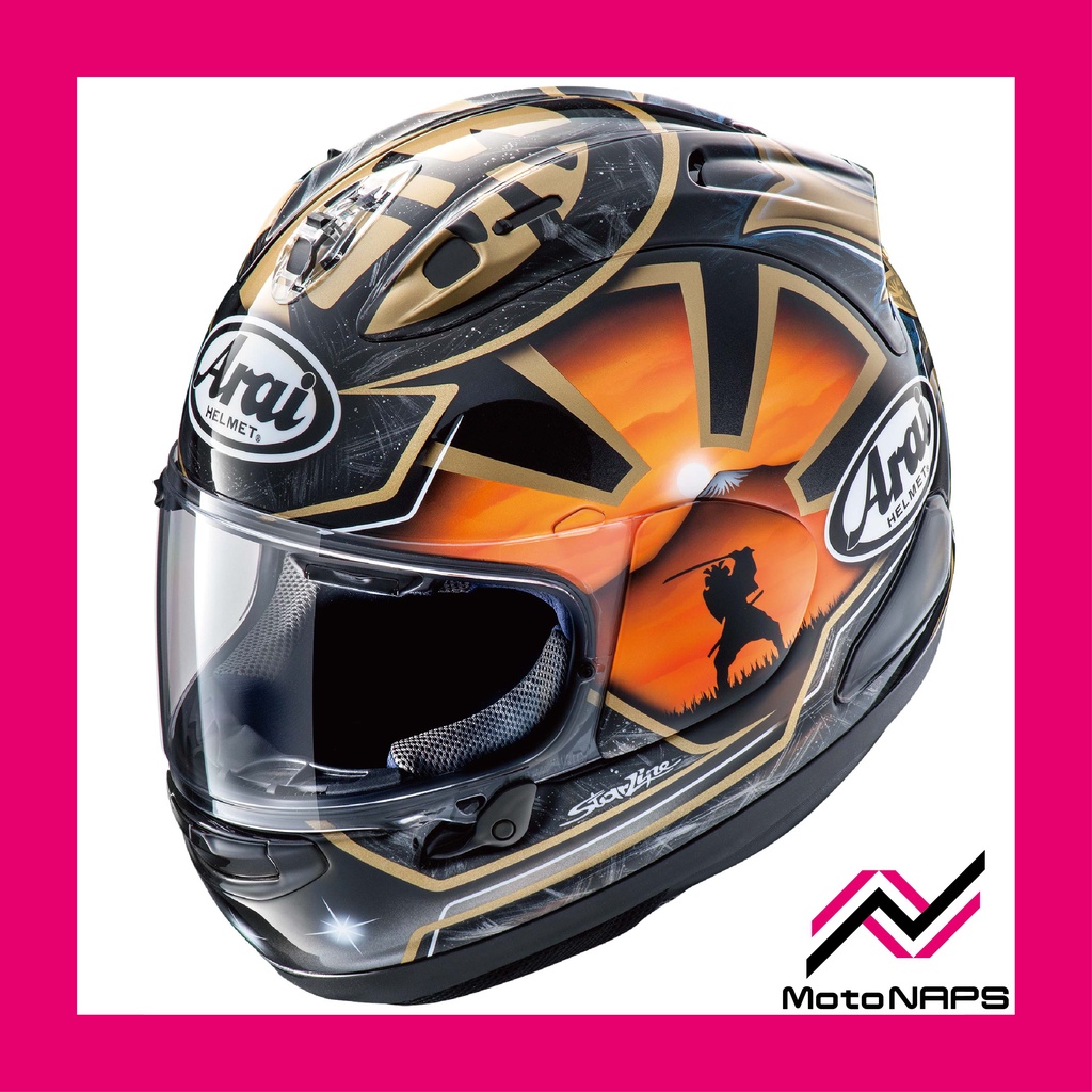 【NAPS 納普司】ARAI RX-7X Pedrosa Spirit Gold 金武士 小鯊 全罩安全帽