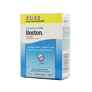 【博士倫】博視頓Boston酵素除蛋白清潔液5ml/硬式隱形眼鏡專用/角膜塑型片 ◆歐頤康◆