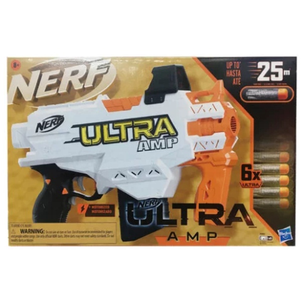 2 Kids盒損 NERF極限系列 AMP手持射擊器 電動 ULTRA 原價1499 防身 戶外 軟彈 極限