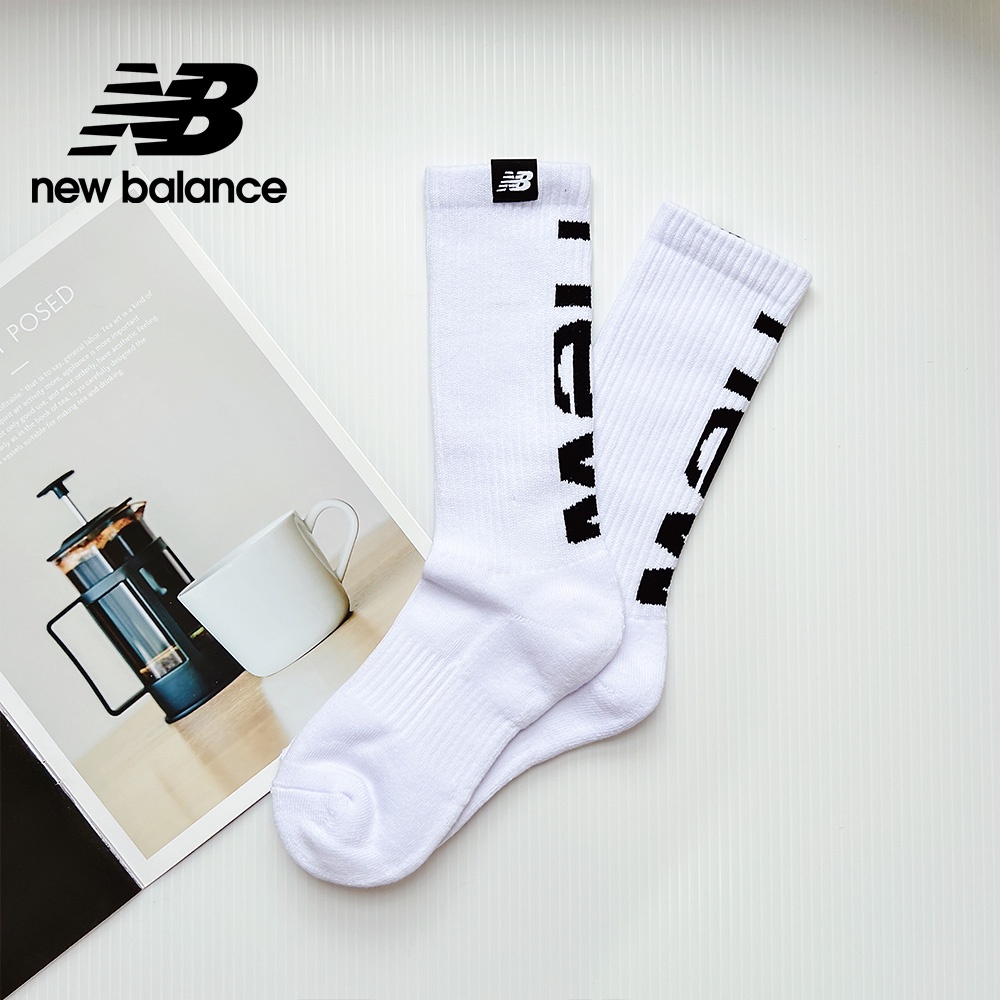 【New Balance】NB長襪_中性_白色_LAS23161WT