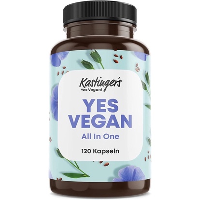 綜合維他命120 粒 Yes Vegan維生素 B12 K2 D3 鐵鋅硒omega 3 可吃兩個月