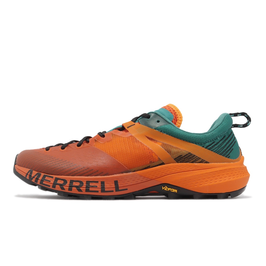 Merrell 越野跑鞋 MTL MQM 橘紅 綠 黃金大底 戶外 高機能性 男鞋 登山健走【ACS】 ML067155