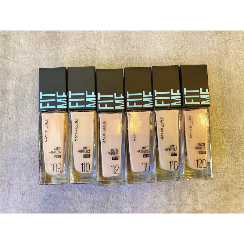 媚比琳 Maybelline  FIT ME 反孔特霧粉底液 SPF22