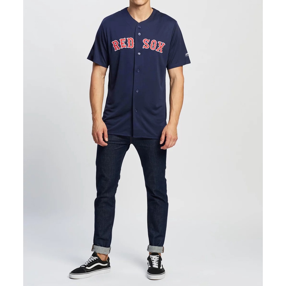 【現貨】美國製 Boston Red Sox MLB大聯盟 波士頓紅襪隊 Majestic官方球衣 約m號