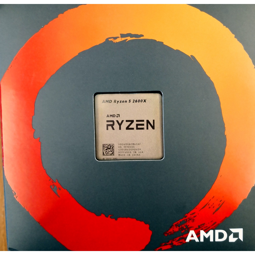 [二手] AMD Ryzen 5 2600X 3.6GHz 六核心處理器 (附全新原廠風扇)