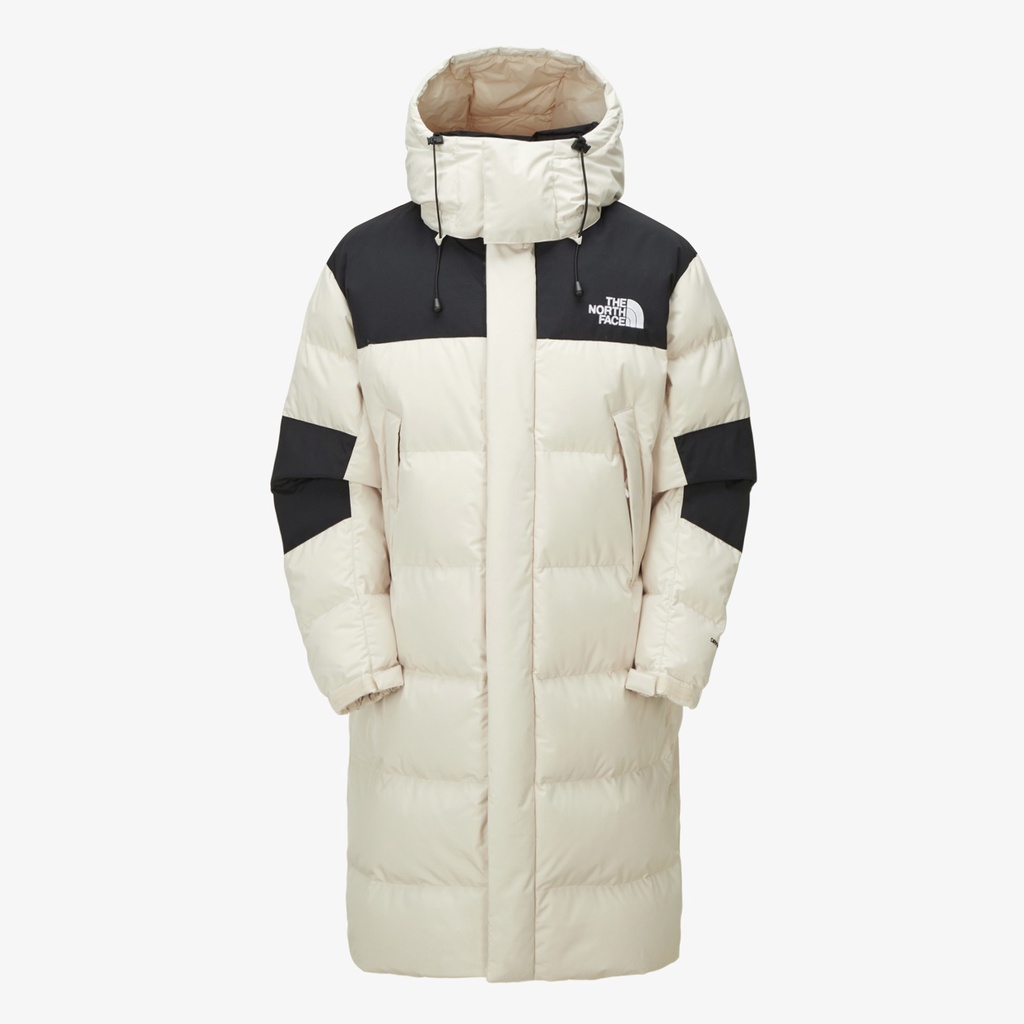 【吉米.tw】韓國代購 THE NORTH FACE 白標 AK DOWN COAT 長版 連帽 羽絨外套 白 NOV