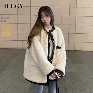 IELGY 女款羊羔毛加厚保暖香風外套