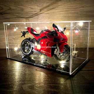 杜卡迪v4s 摩托車模型 機車合金擺件 模擬玩具 男孩 七夕 聖誕 生日禮物alo4823