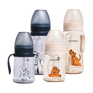 韓國 MOTHER-K Muzik Tiger聯名PPSU學飲吸吸杯(200ml/300ml)吸管水杯|水壺【麗兒採家】