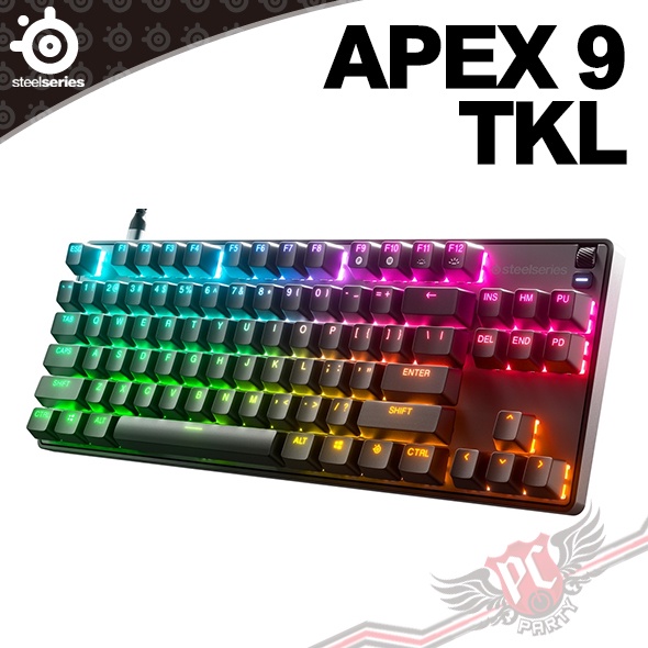 賽睿 SteelSeries Apex 9 TKL 英文 遊戲鍵盤 PC PARTY
