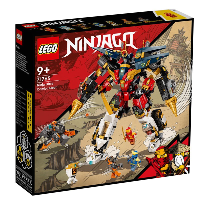 &lt;積木總動員&gt;LEGO樂高 71765 Ninjago系列 忍者終極合體機械人 外盒37*35.5*9cm1104pcs