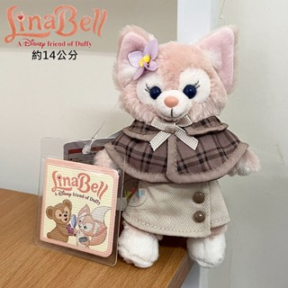 叉叉日貨 迪士尼樂園限定 達菲熊 玲娜貝兒 LinaBell 狐狸 偵探站姿絨毛吊飾14公分 日本正版【Di07609】