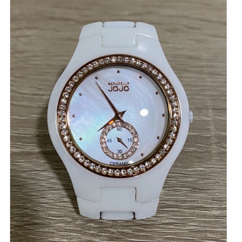 &lt;現貨/降價/二手&gt; NATURALLY JOJO玫瑰金陶瓷腕錶-JO96623