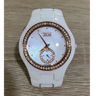 <現貨/降價/二手> NATURALLY JOJO玫瑰金陶瓷腕錶-JO96623