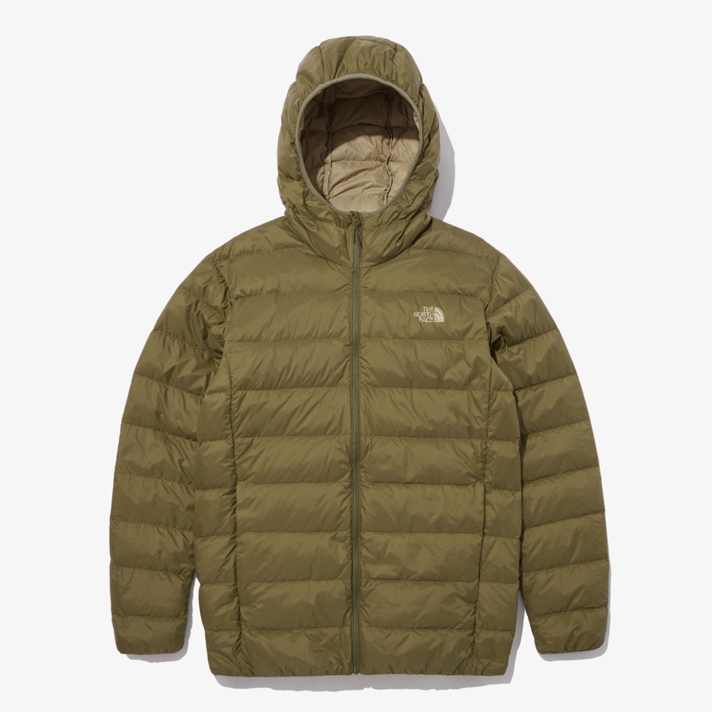 【吉米.tw】韓國代購 THE NORTH FACE VERMONT DOWN 輕量 連帽 羽絨外套 橄欖綠 NOV