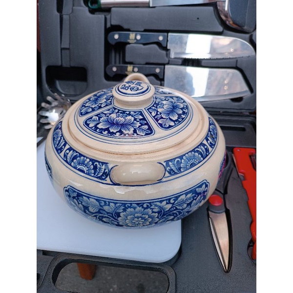 金門紀念氣鍋 早期金門宏玻陶瓷 舊瓷器收藏 舊碗盤收藏一