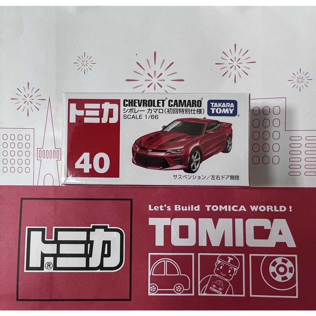 TOMICA 40 CHEVROLET  CAMARO  大黃蜂  初回特別仕様   (全新封膜未拆)   ＊現貨＊