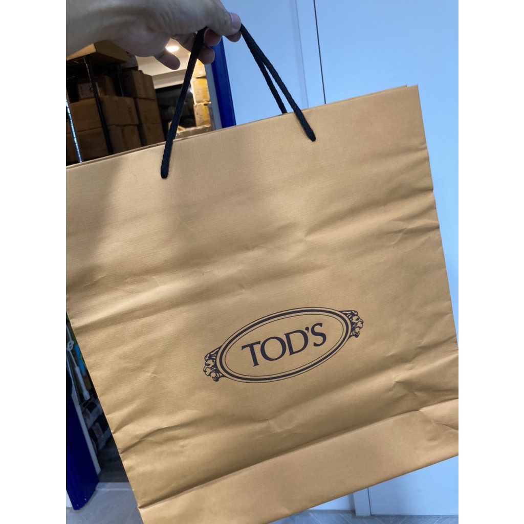 9成新 TOD'S 大紙袋 精品購物名牌紙袋