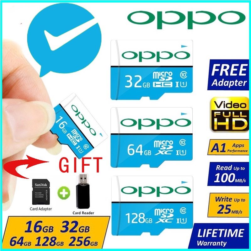 Micro SD 卡 OPPO Class10 512G 256GB 128GB 64GB 32GB 16GB 100M