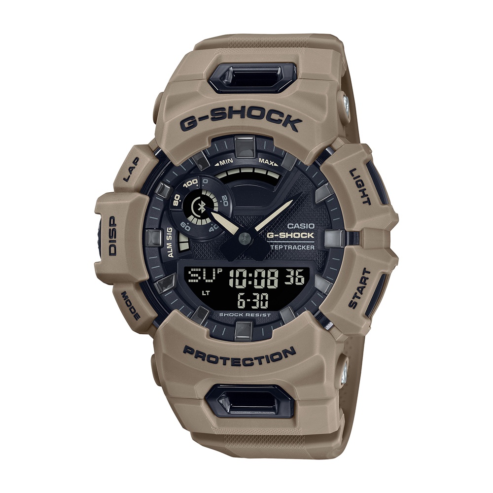 CASIO卡西歐 G-SHOCK 藍牙 都市街頭 大地棕 跑步訓練 計步 運動系列 GBA-900UU-5A_48.9m